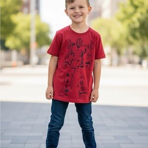 Carter's Red Robot Graphic Tee